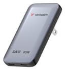 Verbatim Essentials Slim GaN Wall Charger 65W US/EU/UK - Grey thumbnail 1