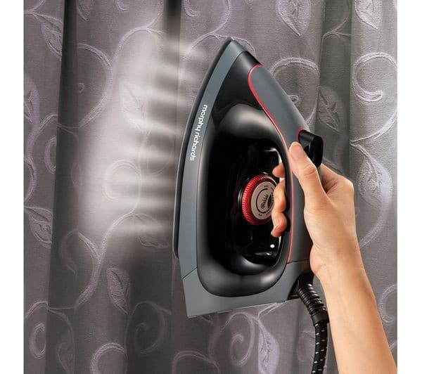 MORPHY RICHARDS Auto-Clean Power Steam Elite 332013 Steam Generator Iron - Black & Red - Image 6
