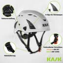 KASK SUPERPLASMA AQ SAFETY HELMET BLUE thumbnail 4