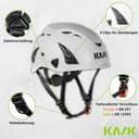 KASK SUPERPLASMA AQ SAFETY HELMET BLUE thumbnail 5