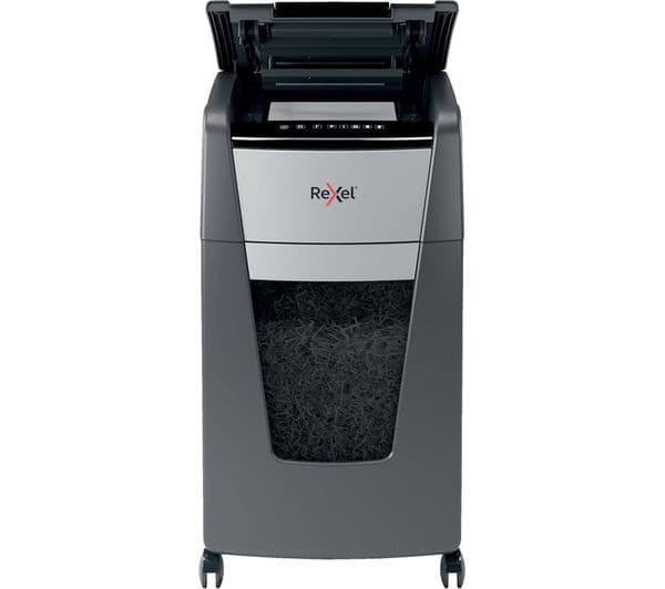 REXEL Optimum AutoFeed+ 225M Micro Cut Paper Shredder - Image 1