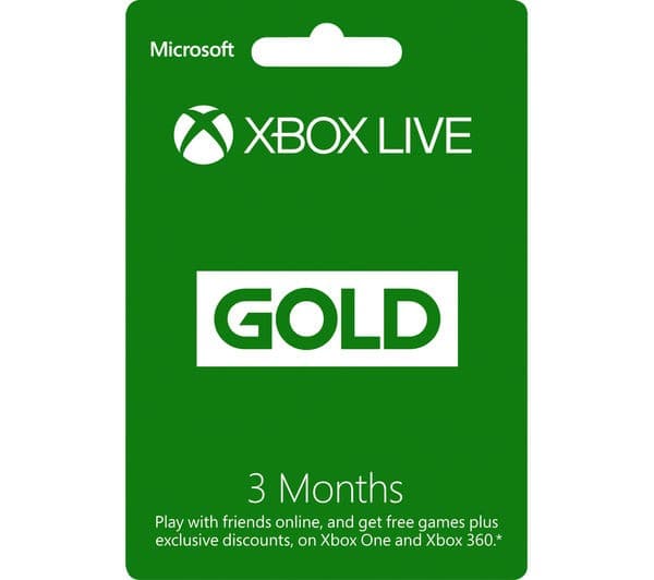 MICROSOFT Xbox LIVE Gold Membership 3 Month Subscription - Image 1
