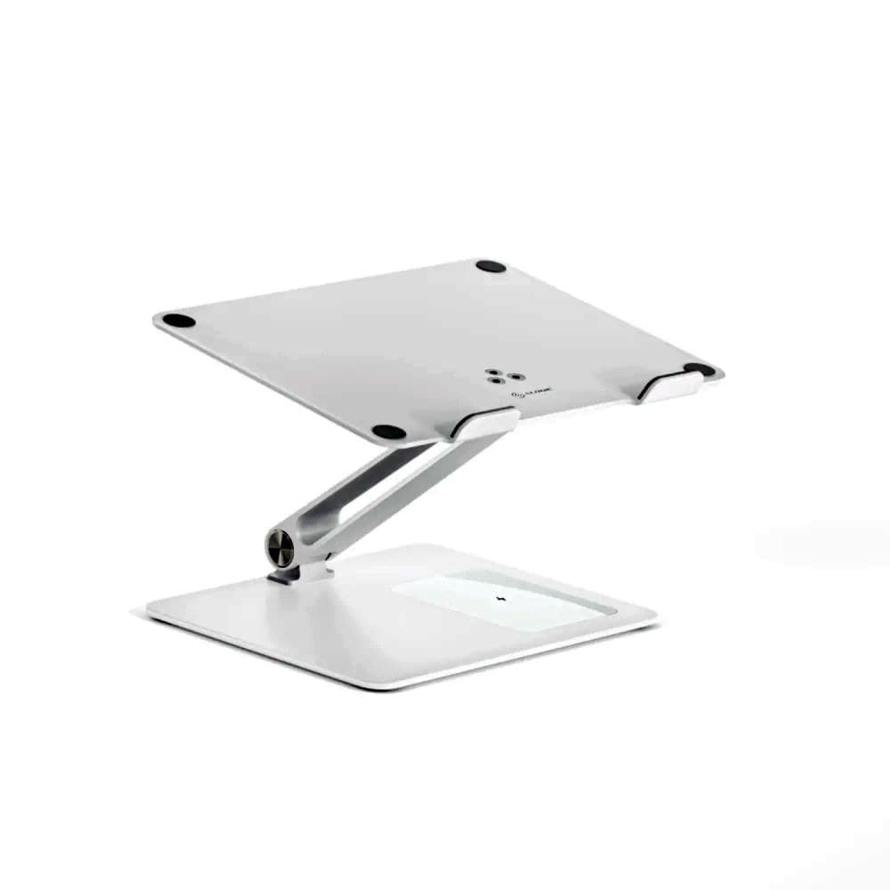 Alogic Elite Power Laptop Stand with Wireless Charger White - Image 1