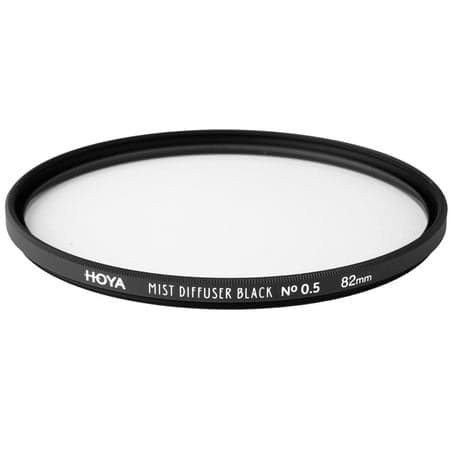 Hoya 82mm Mist Diffuser Black No. 0.5 Glass Filter - Image 1