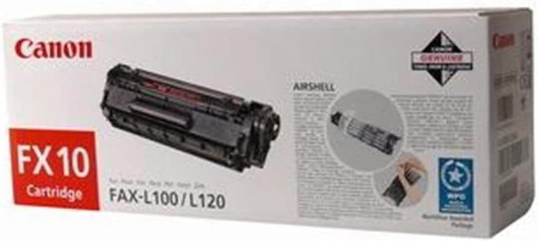 Canon FX-10 (0263B002) Original Laser Toner Cartridge for Canon Fax and MF Printers - Black - Image 1