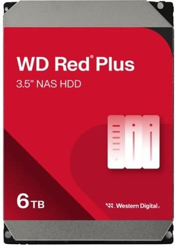 WD - Red Plus 6TB NAS Internal Hard Drive - Image 2