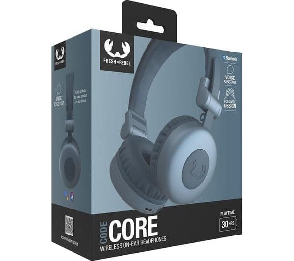 Fresh 'n Rebel Code Core Wireless Bluetooth Headphones - Dive Blue - Image 2