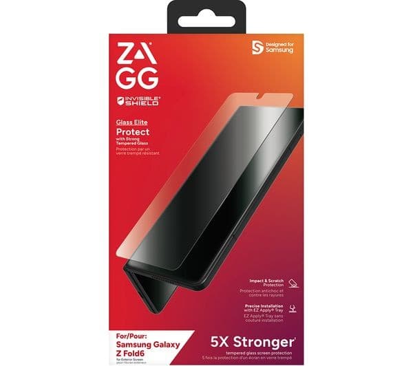 ZAGG InvisibleShield Glass Elite Samsung Galaxy S25 Screen Protector - Clear - Image 3