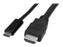 StarTech.com CDP2HDMM1MB USB-C to HDMI Adapter Cable 4K 30Hz 1m - Black thumbnail 4