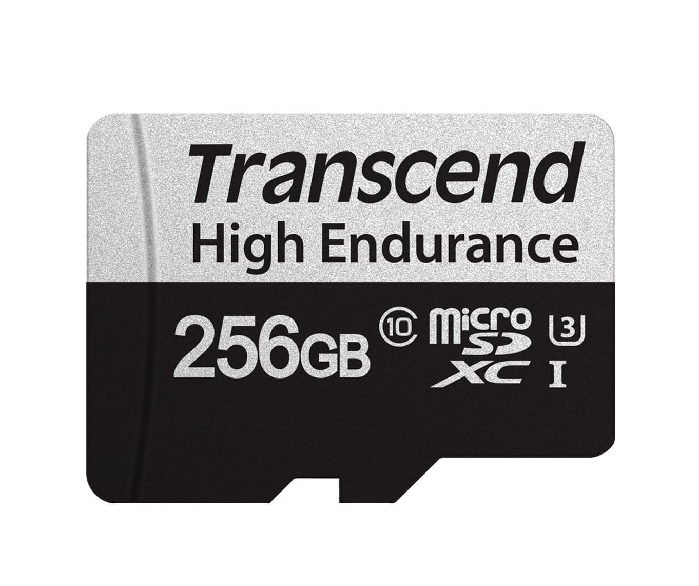 256GB Transcend High Endurance 350V microSDXC Memory Card CL10 UHS-I for Dashcams and Surveillance