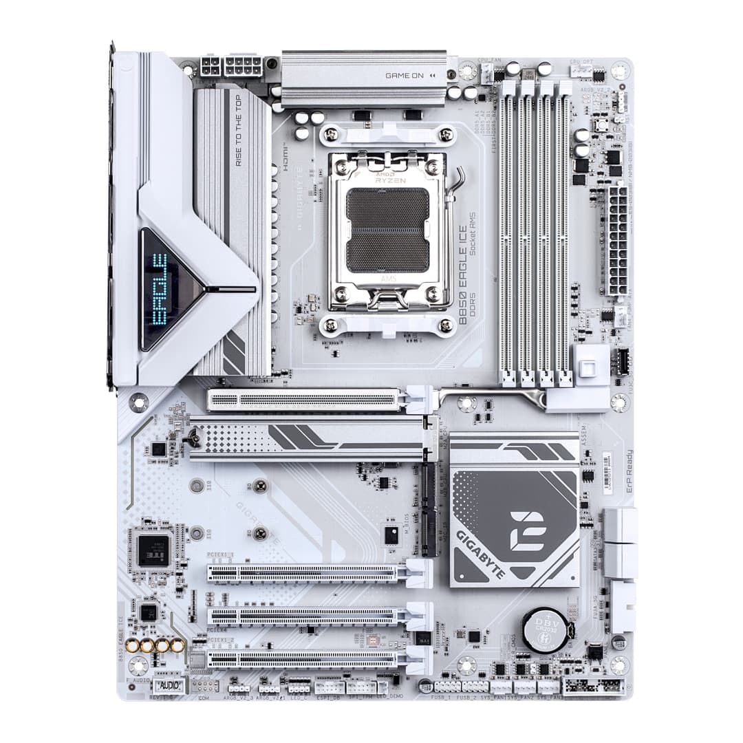 GIGABYTE B850 EAGLE AMD B850 ATX Socket AM5 Motherboard - No Wi-Fi - White - Image 2