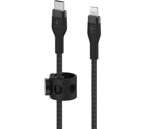 BELKIN CAA011bt1MBK Lightning to USB Type-C Cable - Black, 1 m - Image 2