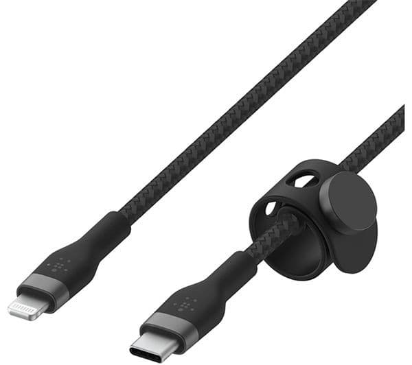 BELKIN CAA011bt1MBK Lightning to USB Type-C Cable - Black, 1 m - Image 3