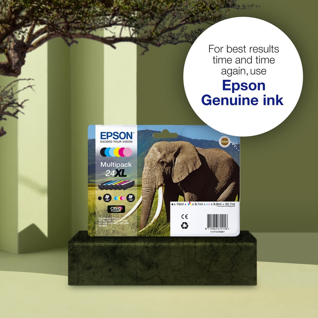 Epson 24XL C13T24384510 High Yield Genuine Ink Cartridge Multipack - 6 Colour - Image 3