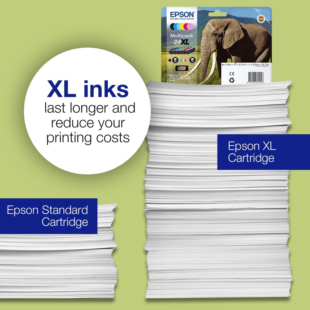 Epson 24XL C13T24384510 High Yield Genuine Ink Cartridge Multipack - 6 Colour - Image 4