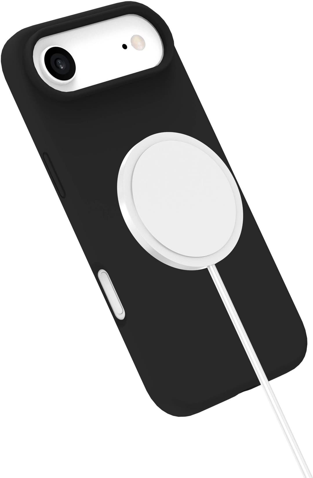 eSTUFF INFINITE (GRS) ROME Magnetic Silicone Case for iPhone Air - Black - Image 1