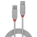 Lindy 1m USB 2.0 Type A Extension Cable, Anthra Line, Grey thumbnail 2