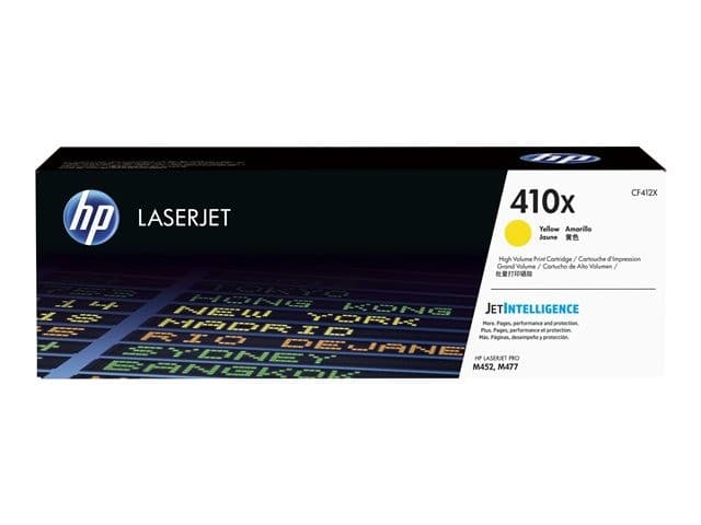 HP 410X - High Yield - yellow - original - LaserJet - toner cartridge (CF412X) - Image 1