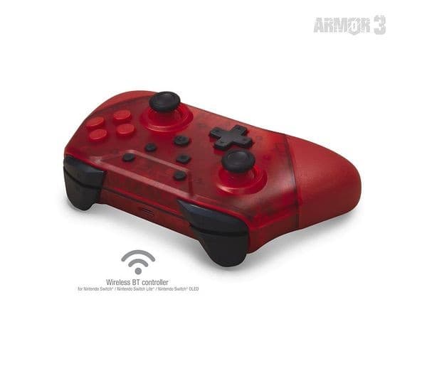 HYPERKIN Armor3 NuChamp Wireless Controller for Nintendo Switch - Red - Image 4