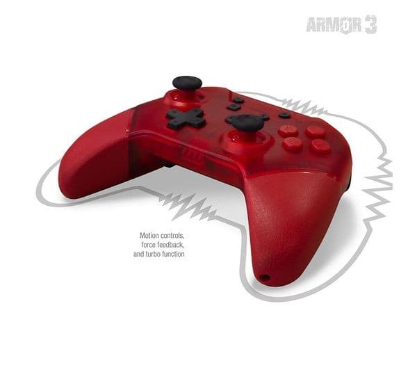 HYPERKIN Armor3 NuChamp Wireless Controller for Nintendo Switch - Red - Image 5