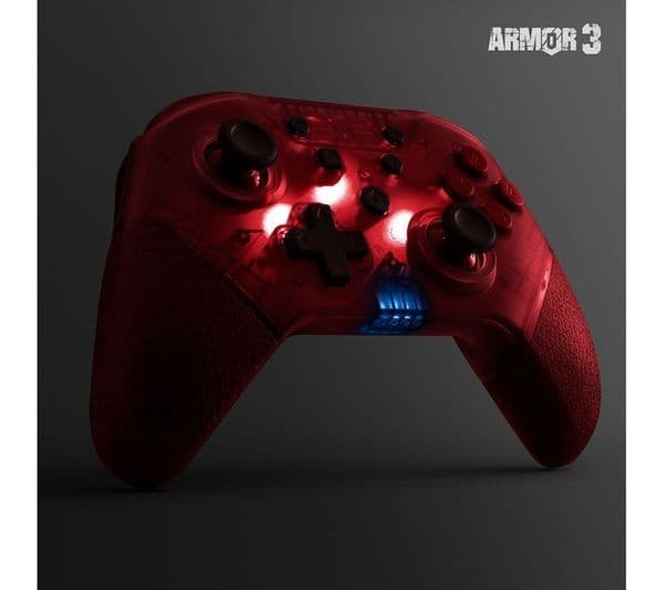 HYPERKIN Armor3 NuChamp Wireless Controller for Nintendo Switch - Red - Image 6