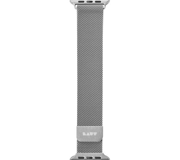 LAUT Apple Watch 38 / 40 mm Steel Loop Strap - Silver, Small - Image 1