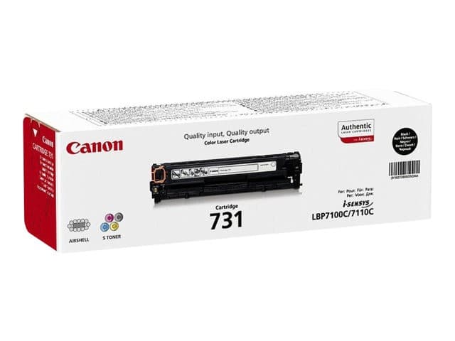 Canon 731 Original Toner Cartridge for i-SENSYS LBP7100Cn/LBP7110Cw - Black, Standard Capacity - Image 1