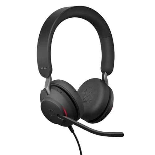 Jabra Evolve2 40 SE UC Stereo Headset - USB-C/A - Black - Image 1