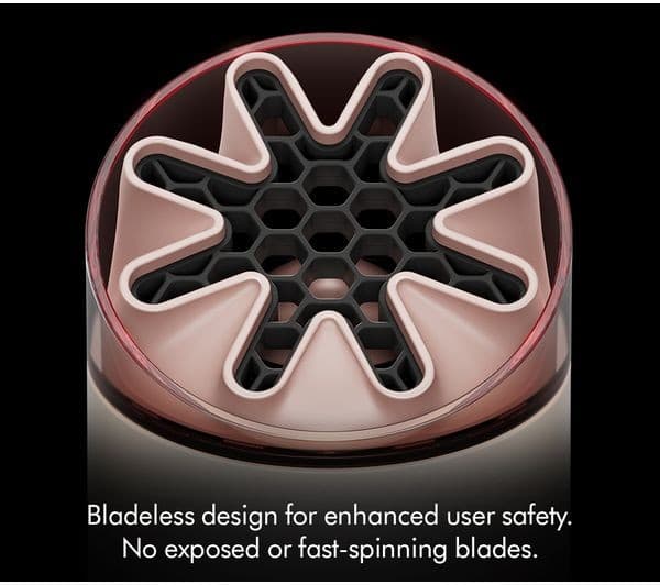DYSON HushJet Mini Cool Handheld Fan 40W 5 Speed Bladeless 3-in-1 - Stone & Blush - Image 8