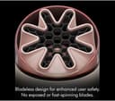 DYSON HushJet Mini Cool Handheld Fan 40W 5 Speed Bladeless 3-in-1 - Stone & Blush thumbnail 8