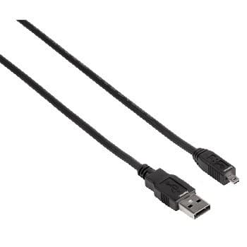 Hama USB 2.0 Cable, 1.8m USB cable USB A Black - Image 1