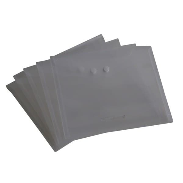 Rexel Ice Popper Wallet Landscape A4 Clear (5) - Image 1