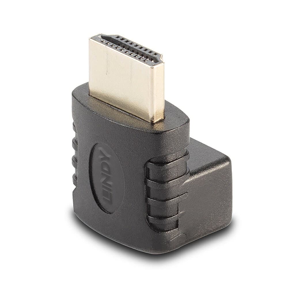 Lindy HDMI Female to HDMI Male 90 Degree Right Angle Adapter - Down - Image 4