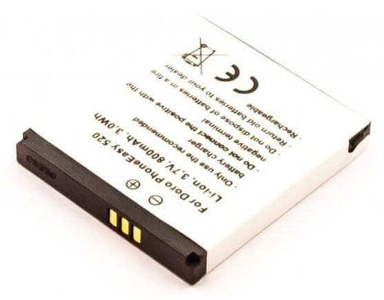 CoreParts Battery for Doro Mobile Phone 2.96Wh Li-ion 3.7V 800mAh (DBF-800A/B/C/D) - fits Doro PhoneEasy 520/606/612/622/632 and Doro 2314/2415/2424 - Image 1