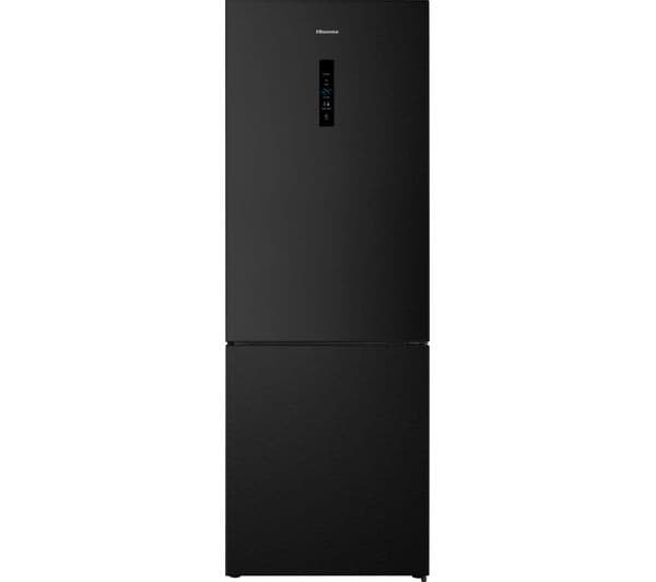 HISENSE RB645N4BFE 60/40 Fridge Freezer - Black - Image 1