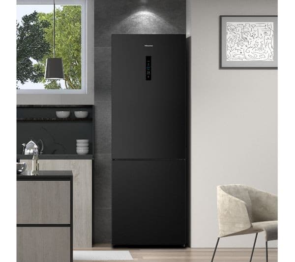 HISENSE RB645N4BFE 60/40 Fridge Freezer - Black - Image 4
