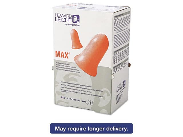 Howard Leight by Honeywell MAXIMUM Single-Use Earplugs  Leight Source 500 Refill  Coral  500 Pairs - Image 5