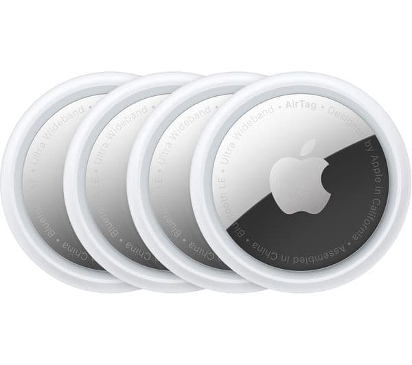 Apple AirTag Bluetooth Tracker - Pack of 4 - Image 1