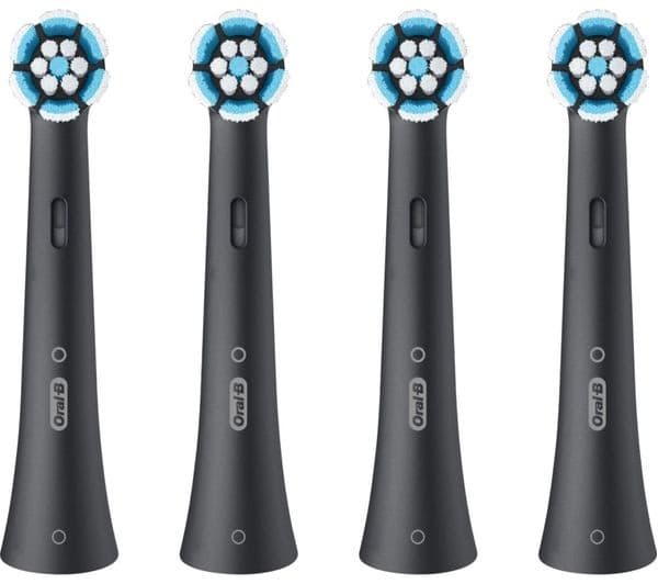 ORAL-B iO Gentle Care Replacement Toothbrush Head - Pack of 4, Black - Image 3