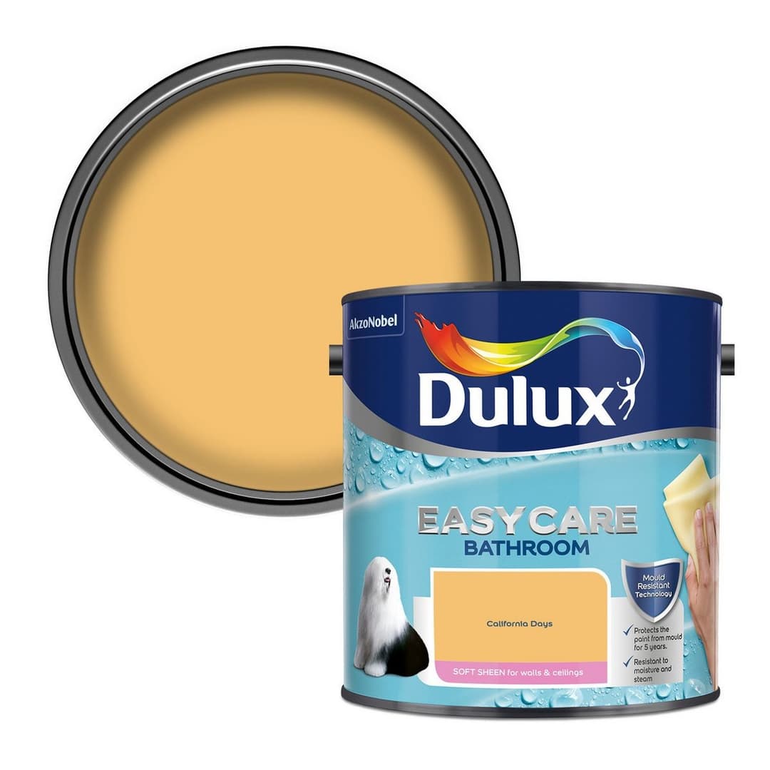 Dulux Easycare Bathroom Soft Sheen California Days – 2.5L - Image 1
