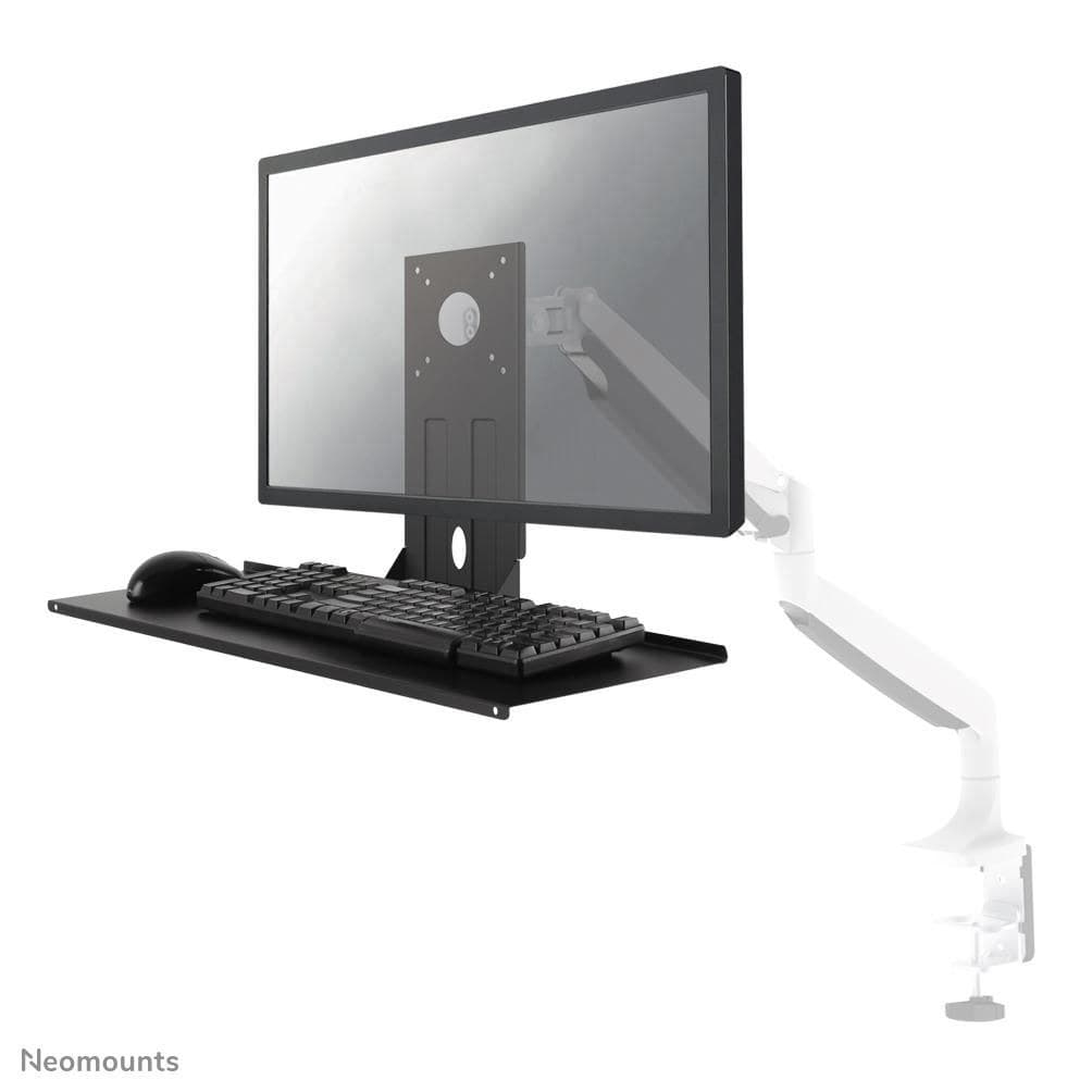 Neomounts KEYB-V200BLACK Keyboard and Mouse Shelf for VESA 75x75/100x100 Mounts 65cm - Black