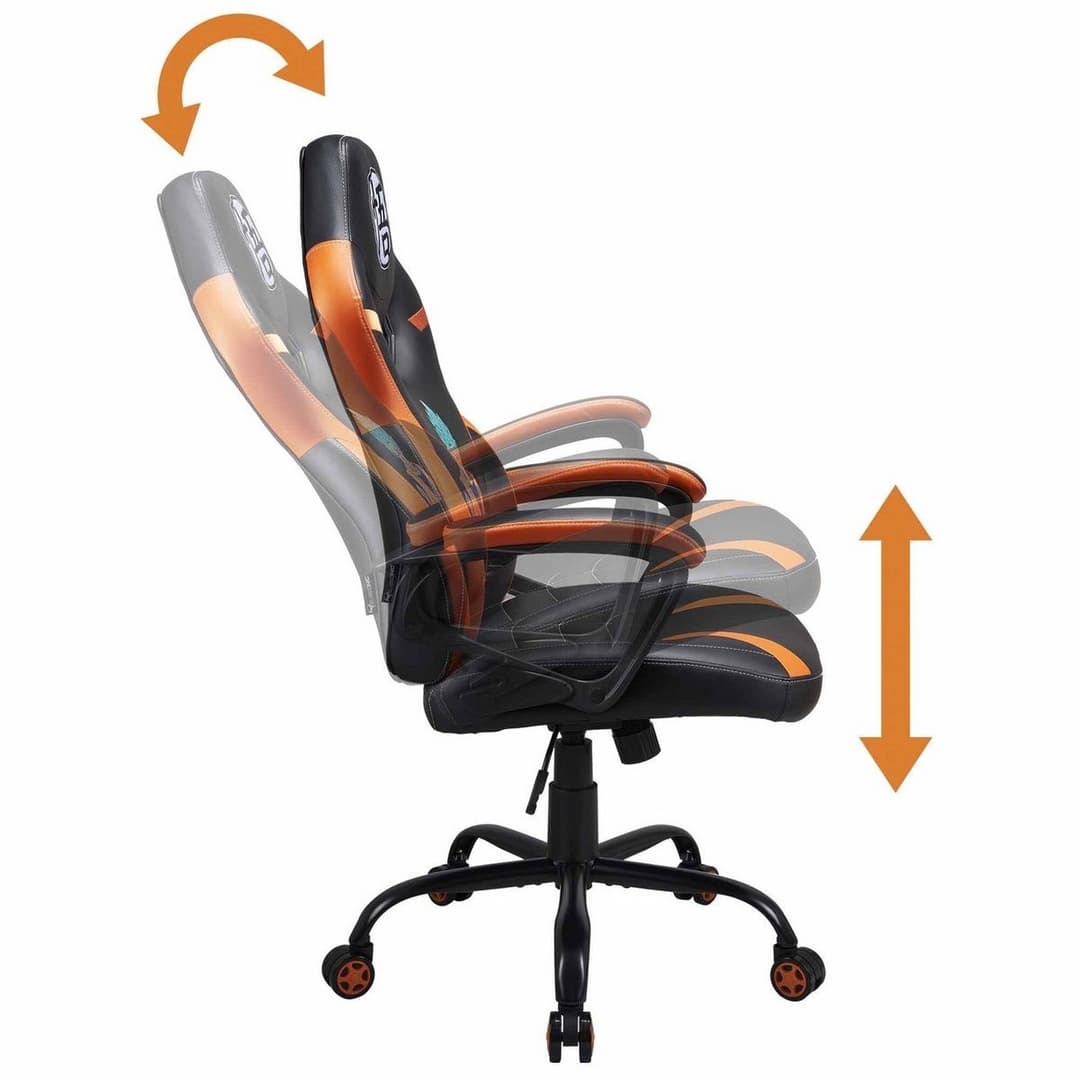 Subsonic Dragon Ball Z Junior Gaming Chair - Black and Orange - Image 6