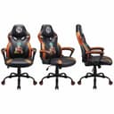 Subsonic Dragon Ball Z Junior Gaming Chair - Black and Orange thumbnail 7
