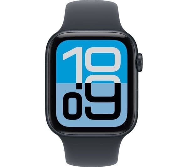 Apple Watch SE 3 GPS 44mm Midnight Aluminium Case with Midnight Sport Band S/M - Image 2