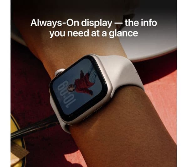 Apple Watch SE 3 GPS 44mm Midnight Aluminium Case with Midnight Sport Band S/M - Image 5