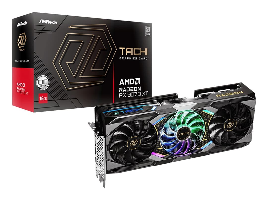 ASRock Radeon RX 9070 XT Taichi OC AMD 16 GB GDDR6 Graphics Card - Image 6