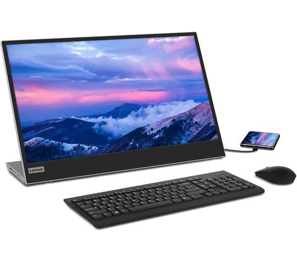 Lenovo L15 15.6-inch Full HD IPS USB-C Portable Monitor - Black - Image 4