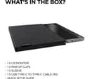Lenovo L15 15.6-inch Full HD IPS USB-C Portable Monitor - Black thumbnail 6