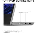 Lenovo L15 15.6-inch Full HD IPS USB-C Portable Monitor - Black thumbnail 8