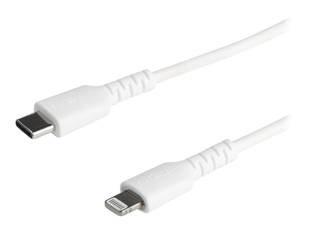 StarTech USB-C to Lightning Cable 2m White - Image 1